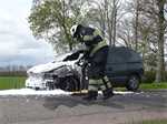 Prio 1 Brand Wegvervoer Auto Trekwei Driezum